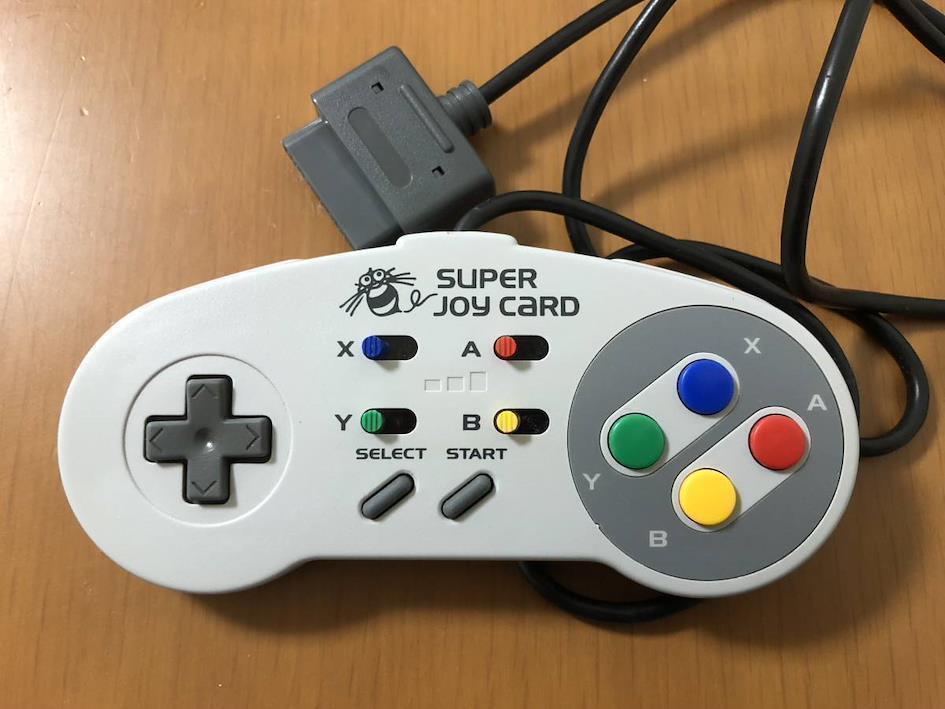 SNES Super Famicom Controller HUDSON Super Joy Card joystick japonais
