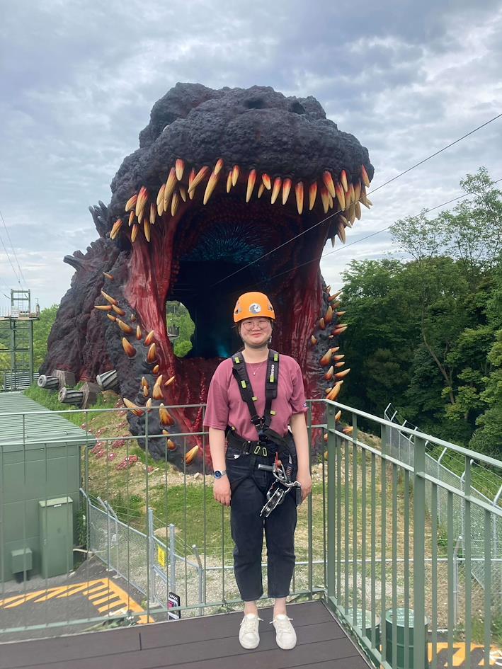 Godzilla Zipline in Awajishima
