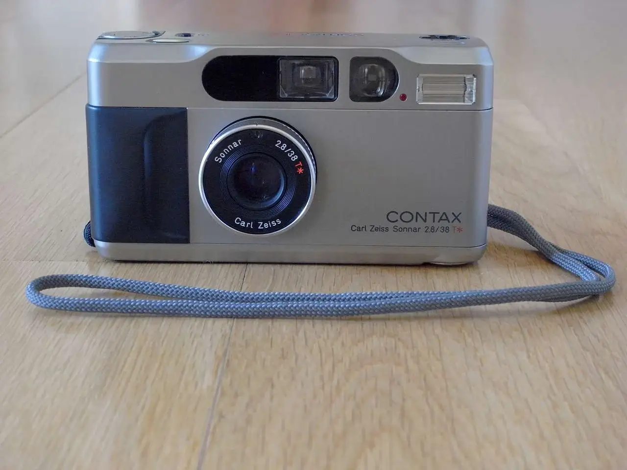 Champagne-colored Contax T2