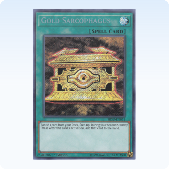Yu-Gi-Oh! card - Gold Sarcophagus