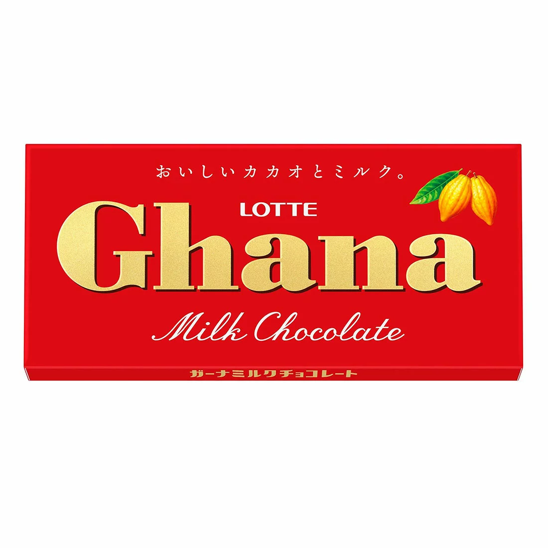 第24名  Lotte  Ghana加納牛奶巧克力