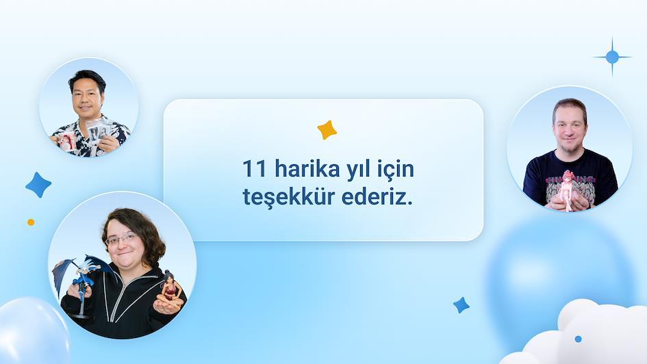 11 yıl ZenMarket Doğum G&uuml;n&uuml;