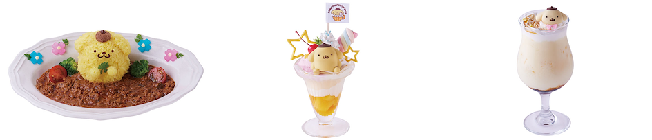 PomPomPurin Cafe Harajuku Menu
