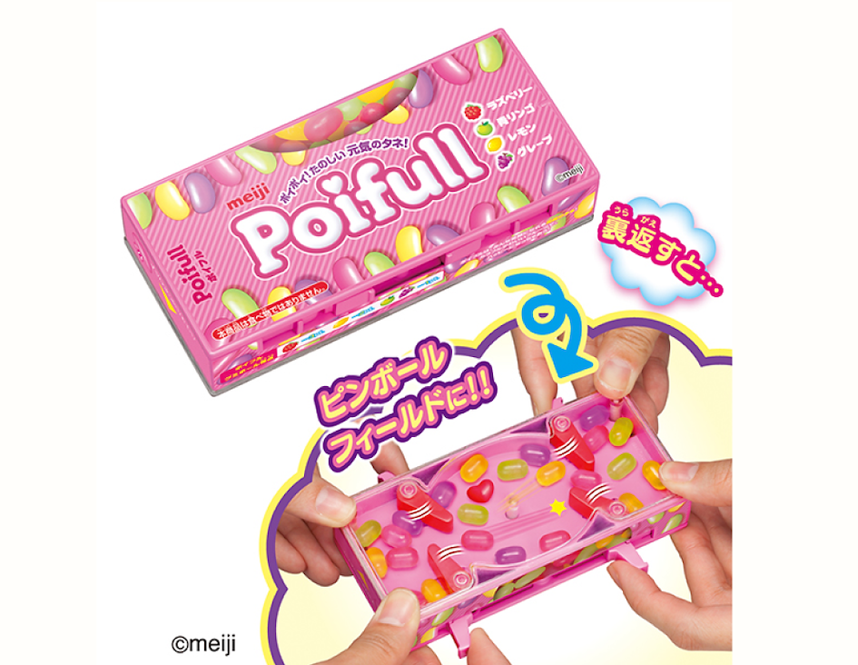Poifull Pinball bonbon par Meiji, par Megahouse