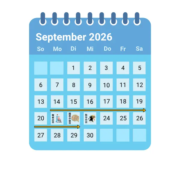 Silver Week Kalender