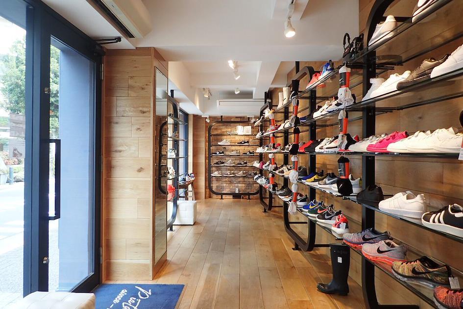 Boutique de sneakers rares au japon