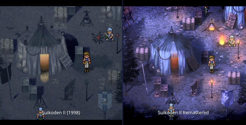 Suikoden Graphics Comparison 2