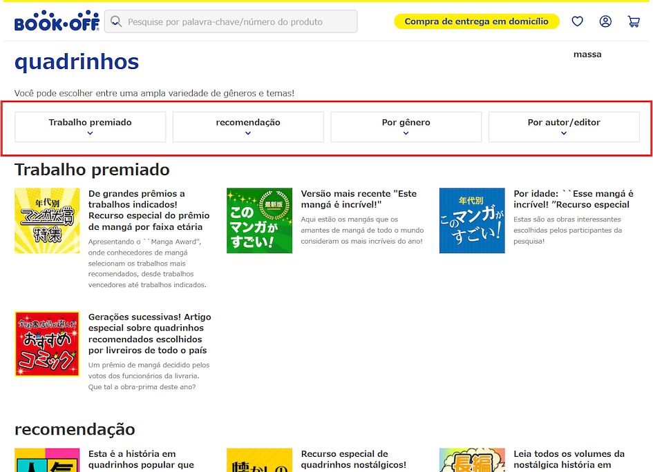 Detalhamento da pesquisa por tema de interesse