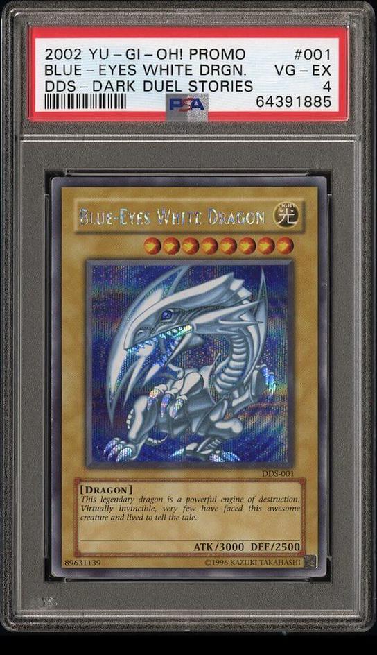 ZenMarket Yu-Gi-Oh! Cards Blue-Eyes White Dragon Dark Duel Stories Promo 2002 Card
