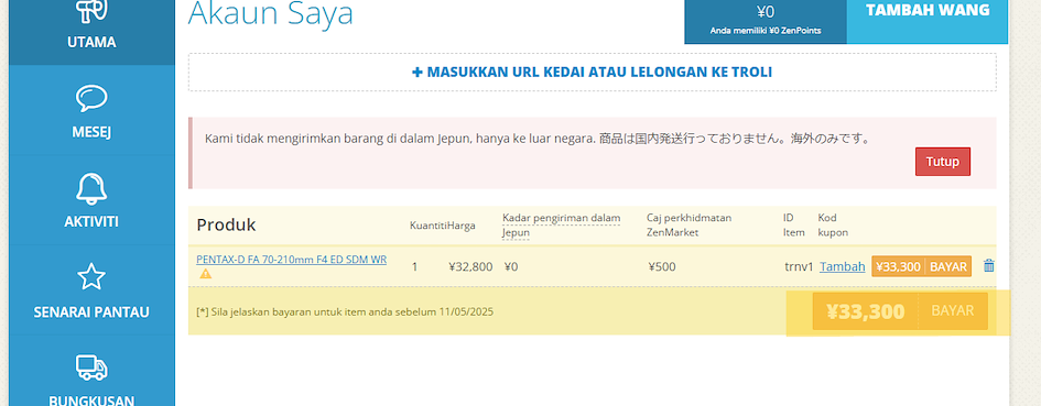 Membeli di Rakuma Jepun kini mudah dengan ZenMarket!