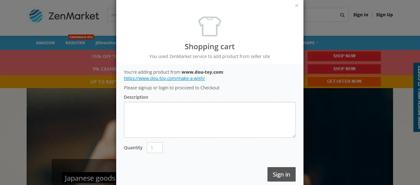 Add Items to Your Cart