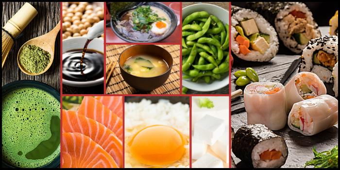 العناصر الأساسية في نظام الأكل اليابان (الريجيم الياباني)
