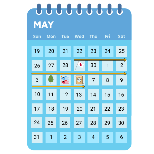 Golden Week Holiday Calendar 2026