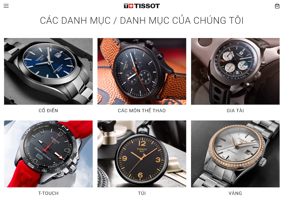 đồng hồ tissot nam