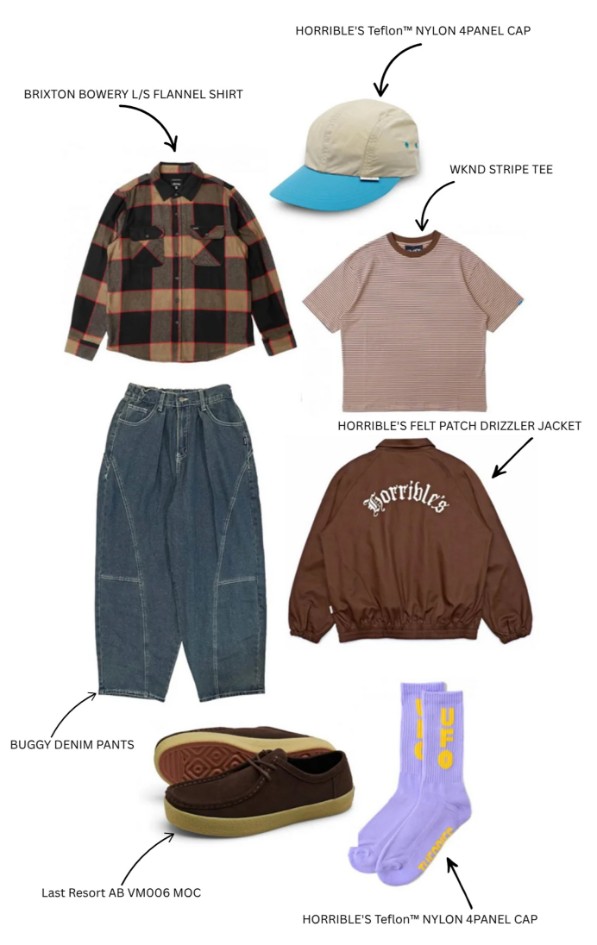 Japanese skatewear lifestyle photo