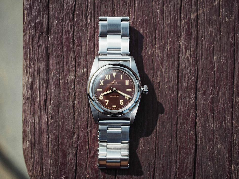  WMT WATCHES W15 – 9912 / Aged / Brown Dial / Metal Bracelet