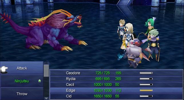 Cena de Final Fantasy IV: The After Years para Nintendo Wii