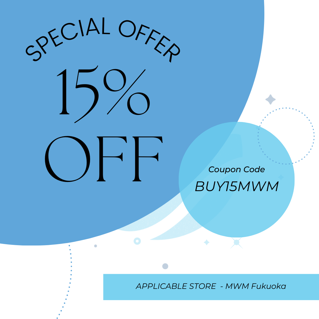 Promo Code: BUY15MWM featured Japanese stores