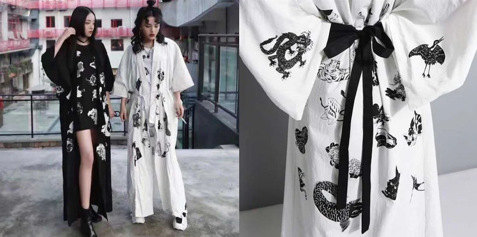 Casual kimono