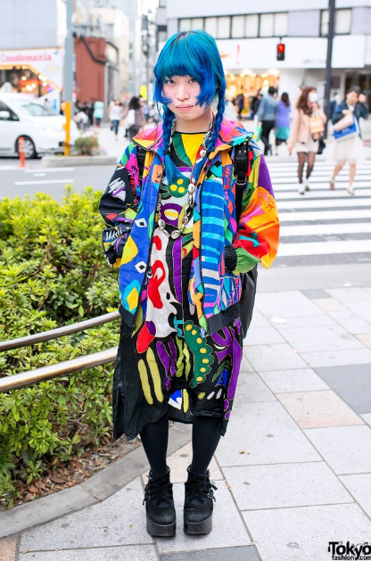 Bold Colors and Patterns in Japanese Fashion