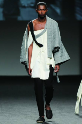 Wabi sabi concept in runway fashion