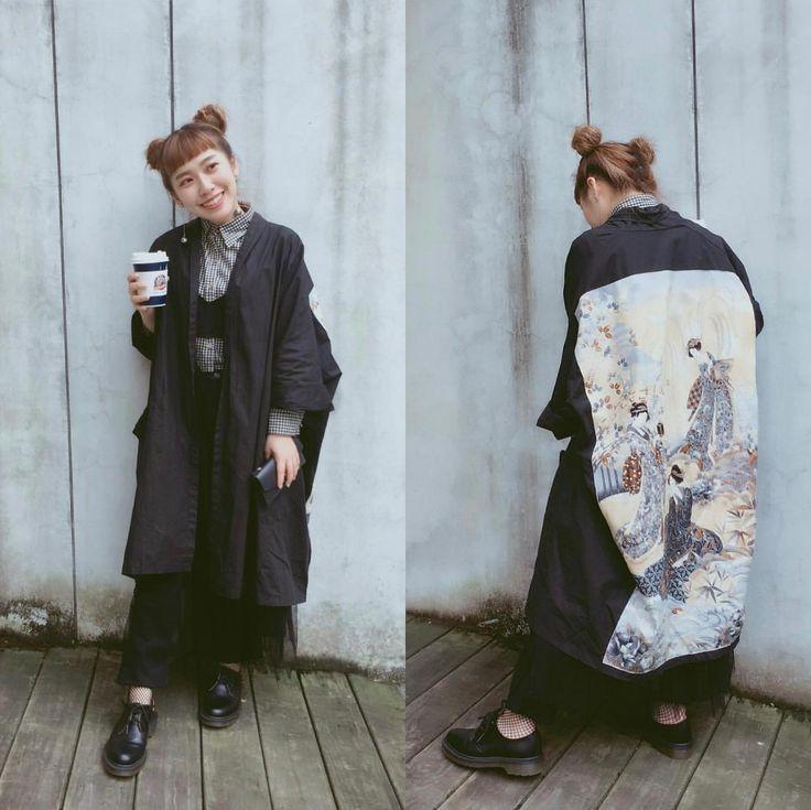 Kimono in urban wear
