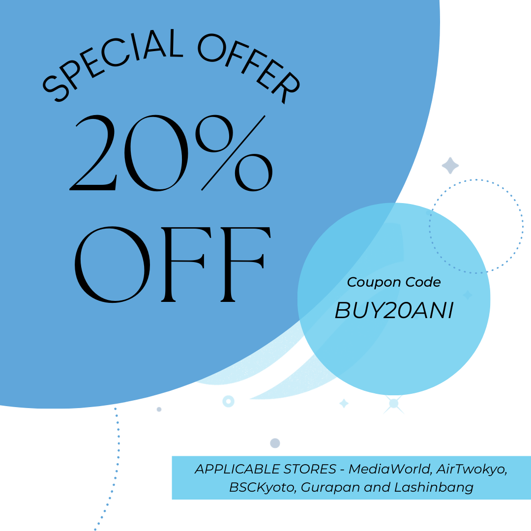 Promo Code: BUY20ANI featured Japanese stores